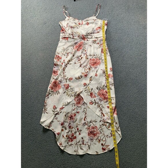 Lulus Dress Womans XL Ivory My Favorite Day Tulip Midi Floral Fall Wedding Guest - Picture 8 of 9